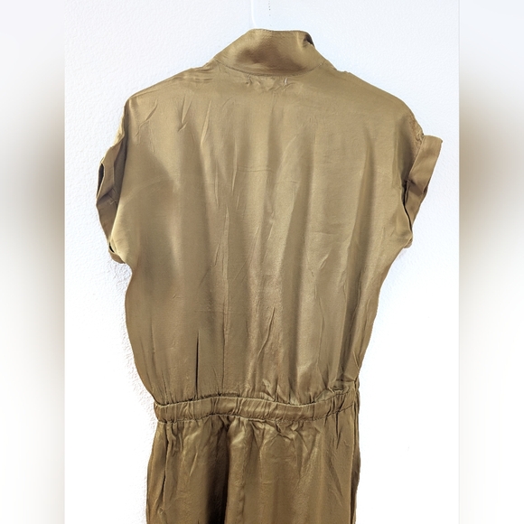 YOUNG FABULOUS & BROKE Truman Solid Jumpsuit XS Fern Green - Picture 7 of 9